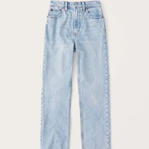 Abercrombie & fitch Women's 90s Ultra High Rise Straight Jeans